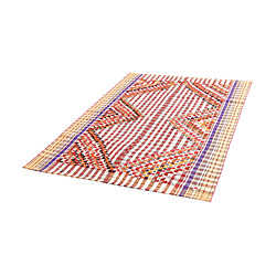 Vidal Tapis de laine 209x144 rouge Jajim