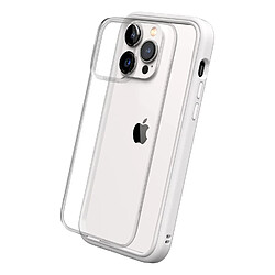 RhinoShield Coque Compatible avec [iPhone 15 Plus] Mod NX - Protection Fine Personnalisable avec Technologie d'absorption des Chocs [sans BPA] - Blanc