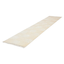 Vidal Tapis de couloir en laine 406x79 beige Darya pas cher