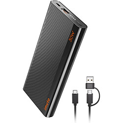 SANAG Powerbank 10 000 Mah Usb C Mince, 30 W, Batterie Externe Portable Avec 2 Ports, Chargeur Portable Pour Téléphone Portable, Ipad Pro/Air/Mini, Samsung Galaxy, Huawei, Xiaomi, Lg, Etc