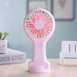 (Rose) Mini Ventilateur Portatif Ventilateur de Bureau Petit Refroidisseur De Refroidissement USB Rechargeable