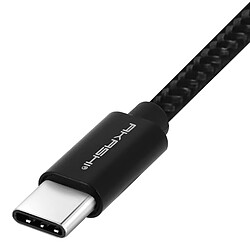 Acheter Câble USB vers USB type C Nylon Ultra-résistant 1m - Akashi - Noir