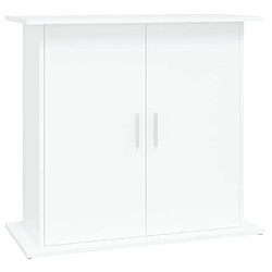 vidaXL Support pour aquarium blanc 81x36x73 cm bois d'ingénierie