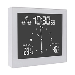 Acheter Écran LCD De Température D'humidité D'horloge De Douche D'affichage à Cristaux Liquides Numérique De Mur De Bureau