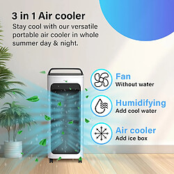 Acheter Ventilateur Refroidisseur d'air Humidificateur de Climatiseur Mobile Portable 3 en 1 Télécommande