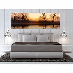 Paris Prix Tableau Imprimé Winter Sunset Narrow 40 x 120 cm