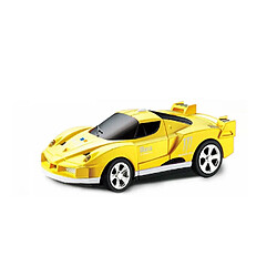 Wewoo Voiture radiocommandée Mini RC radio télécommande micro de course jaune