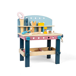 Bigjigs Toys Banc à outils en bois pour enfants