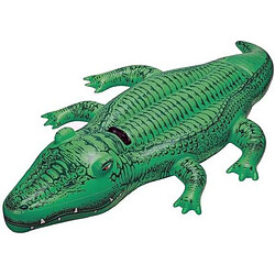 Totalcadeau Matelas gonflable pour piscine en forme de crocodile (168 X 86 cm) pas cher