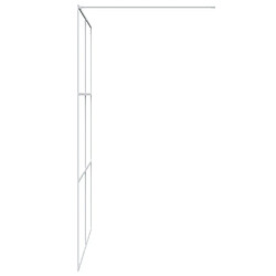 Acheter Maison Chic Paroi de douche | Écran de douche | Cloison de douche Blanc 140x195 cm Verre ESG transparent -GKD26368