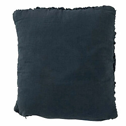 Paris Prix Coussin Carré Déco Macramé 45x45cm Bleu