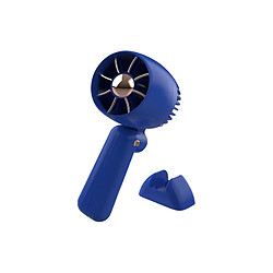 Mini ventilateur à Faible Bruit Puissant Sèche-Cheveux Pliable en Forme de Sèche-Cheveux Mini Ventilateur Portatif pour Dortoir-Bleu