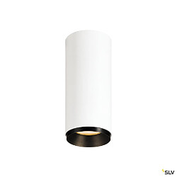 Plafonnier intérieur SLV NUMINOS® S, 60°, blanc/noir, LED, 11W, 2700K, variable