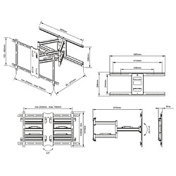 Acheter Multibrackets Support mural KC-MB-SDB5471