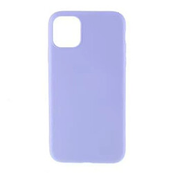 Universal Étui en silicone liquide violet doux pour votre iphone Apple 11 6,1 pouces