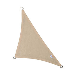 Nesling Voile d'ombrage triangulaire Coolfit crème porcelaine 4 x 4 x 5,7 m.