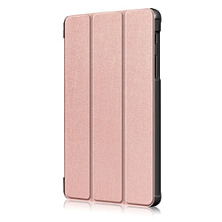 Acheter Etui en PU avec socle tripliure or rose pour votre Samsung Galaxy Tab A 8.0 (2019) SM-T290 SM-T295 SM-T297