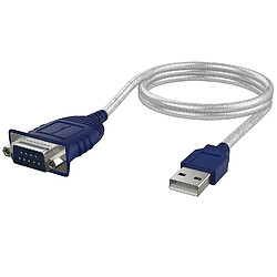 Sabrent Câble convertisseur USB 2.0 vers série 9 Broches DB-9 RS-232 - 2,5 Pieds (CB-DB9P)