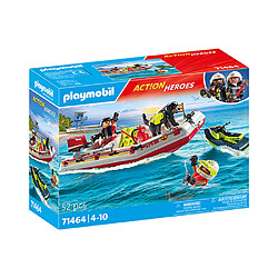 Playmobil® 71464 Bateau de pompier et scooter des mers