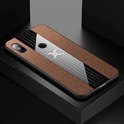 Wewoo Coque Souple Pour Xiaomi Redmi Note 5 XINLI étui en TPU Texture antichoc TPU Brown