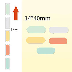 Imprimante D'étiquettes Thermiques Couleur Pure Résistante à La Déchirure D'autocollants D'étiquette De Prix Style 1 pas cher