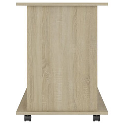 Acheter vidaXL Armoire à roulettes Chêne sonoma 60x45x60 cm Bois d’ingénierie