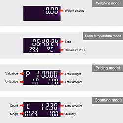 Avis Universal Balance numérique multifonctionnelle 6 en 1 Électronique 500g Balance de poids et calculatrice de palme Conception