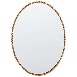 Beliani Miroir OUVEA 79 cm Doré