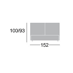 Acheter Inside 75 Lit coffre TEZE couchage 140x200 cm Joint blanc