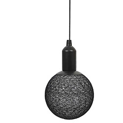 Avis The Home Deco Factory Boule lumineuse à suspendre noire.