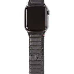 Acheter Decoded Bracelet Magnétique Cuir Traction Apple Watch 42/44/45mm Noir