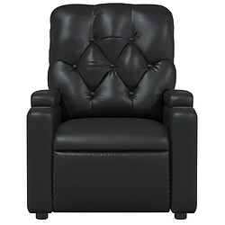 Avis vidaXL Fauteuil de massage inclinable Noir Similicuir