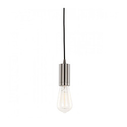 Luminaire Center Douille suspendue moderne Moderna Noir 1 ampoule