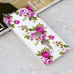 Avis Wewoo Coque Étui de protection TPU Antichoc Lumineux Rosa Multiflora motif floral pour Sony Xperia XZ4