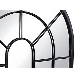 Acheter Vente-Unique Miroir fenêtre en métal - H. 80 x L. 80 cm - Noir - LOYA