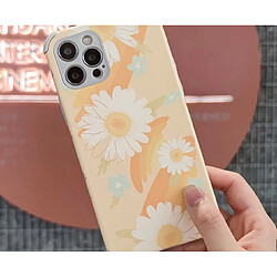 C23 Couverture arrière de la couverture mobile Shell Soft Shell Dessin animé Daisy Motif anti-automne et couverture de protection antidérapante pour étui iPhone 12mini