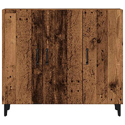 Acheter vidaXL Buffet vieux bois 90x34x80 cm bois d'ingénierie