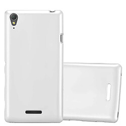 Cadorabo Coque Sony Xperia T3 Etui en Argent