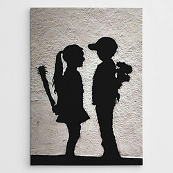 EPIKASA Impression sur Toile Banksy Enfants