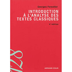 Introduction à l'analyse des textes classiques : éléments de rhétorique et de poétique du XVIIe siècle - Occasion