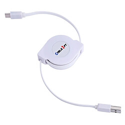 Avis Wewoo Câble blanc pour Samsung Galaxy S8 & S8 + / LG G6 / Huawei P10 & P10 Plus / Xiaomi Mi6 & Max 2 et autres Smartphones 1m 2A 110 fils de cuivre noyau rétractable USB-C / Type-C vers USB de chargement de synchronisation de données,