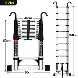 Échelle Télescopique 3.2M