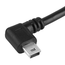 Avis Wewoo Câble adaptateur mini USB mâle à USB 2.0 de 90 degrés, longueur: 25 cm