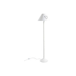 Aubry Gaspard Lampadaire en bois blanc 150cm.