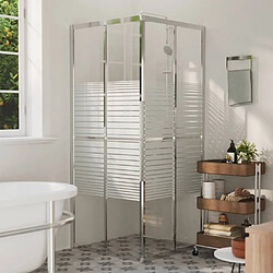 vidaXL Cabine de douche ESG 80x80x180 cm