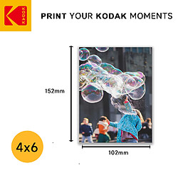 Avis KODAK Fine Art Paper / Etching - Pack de 50 feuilles de papier photo haut de gamme texturé - Format 10 x 15 cm (A6) - Finition mate effet gravure - 210 gsm - Compatible toute imprimante jet d'encre - Blanc