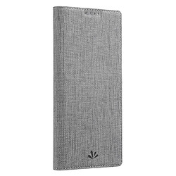 Etui en PU VILI fermeture automatique magnétique avec support et porte-carte gris pour votre Xiaomi 11T/11T Pro