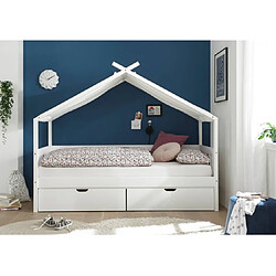 UB DESIGN Lit enfant Juletta 90x200cm blanc