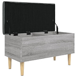 Acheter Maison Chic Banc de rangement | Meuble de rangement d'Entrée | Coffres d'Intérieur sonoma gris 82x42x46 cm bois d'ingénierie -MN22637