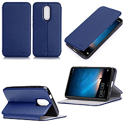 Etui luxe Huawei Mate 10 LITE 4G bleu Ultra Slim Style Cuir avec stand - Housse coque de protection smartphone Huawei Mate 10 Lite - Accessoires pochette XEPTIO case